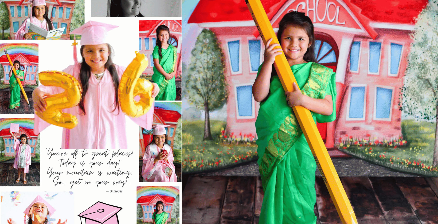 Priya celebrating her Kindergarten graduation, a reminder of the generational blessings of India adoption.